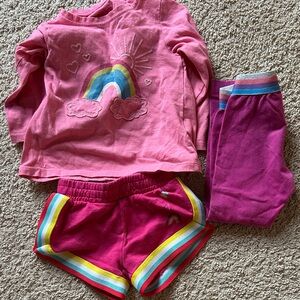 Pink Rainbow Kids Play Set